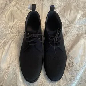 Rothy’s  Chukka Boots Black Dress Lace up Booties Men\'s Size 10 Rothy main image 2